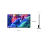 Televizorius 165,1 cm (65") 3840 x 2160 Pixel SAMSUNG GMR65R85HAUXZG 16:9 4K Ultra HD Micro RGB SmartTV HDMI VESA, vaizdas 3