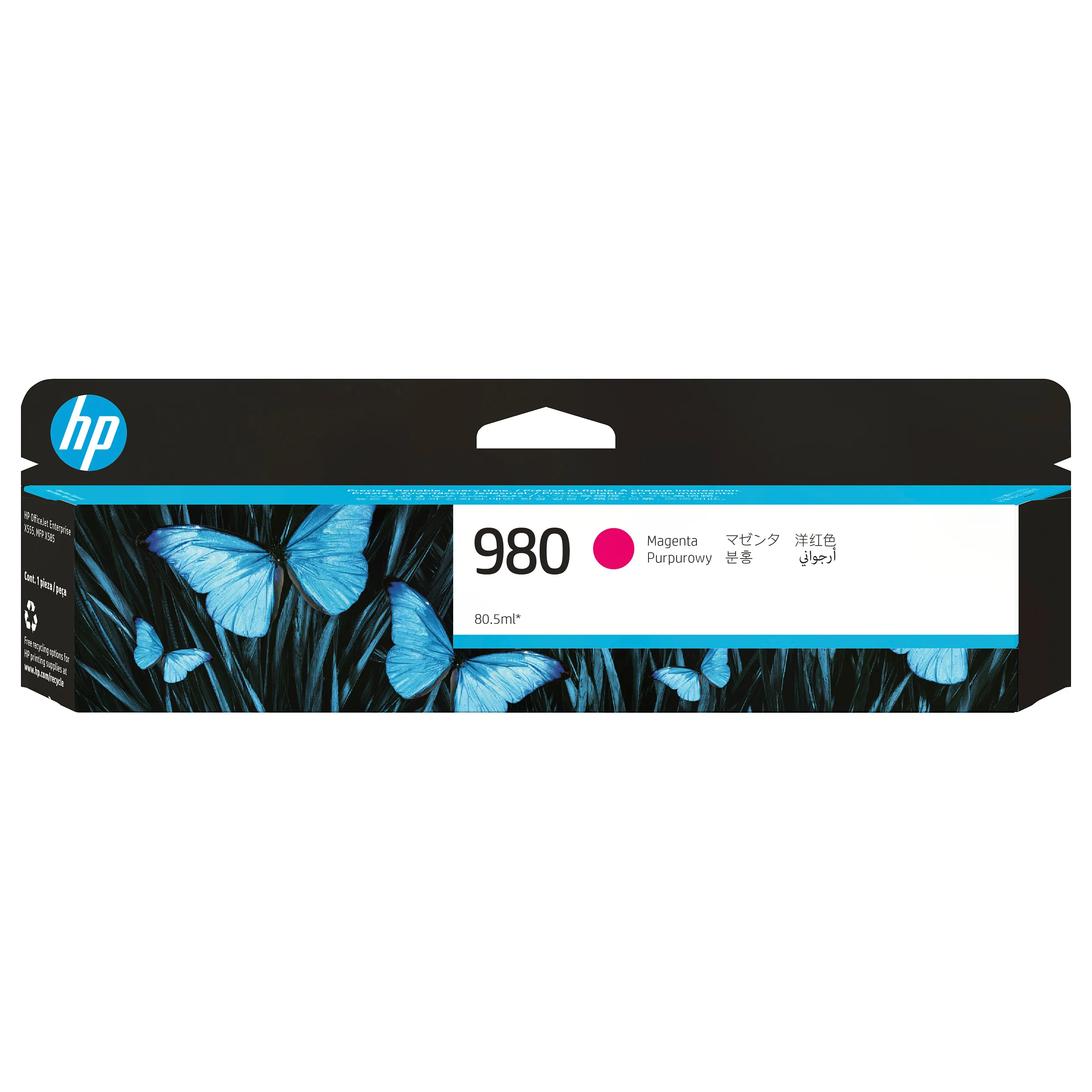 HP 980 Magenta Original ink cartridge HP 980 Magenta Original ink cartridge