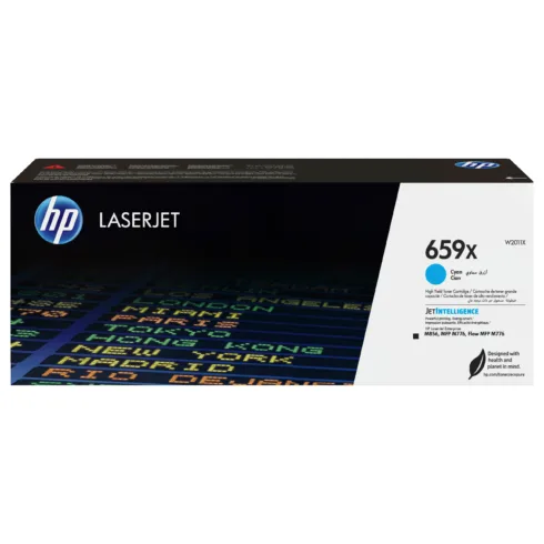 Tonerio kasetė HP LaserJet 659X High Yield (W2011X), žydros spalvos