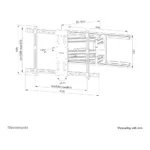 Televizoriaus laikiklis Neomounts WL40S-850BL18, vaizdas 20