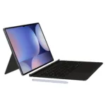 Samsung EF-DX925 klaviatūra, šoninis vaizdas su įjungtu touchpad'u