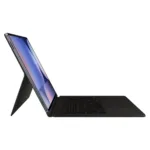 Samsung EF-DX925 klaviatūra, juoda, matoma iš šono su touchpad
