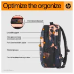 Nešiojamo kompiuterio dėklas HP Campus XL Tie Dye Backpack (7K0E3AA), vaizdas 3