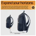 Kuprinė HP Travel 18 Liter 15.6 Iron (6H2D9AA), pilkos spalvos, vaizdas 10
