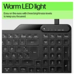 Klaviatūra HP 405 Backlit Wired (7N7C1AA#ABD), vaizdas 8