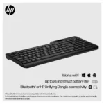 HP 475 Dual-Mode Wireless keyboard
