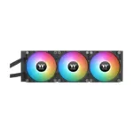 Thermaltake TH360 V2 ARGB Sync, artimiausias vaizdas su ventiliatoriumi