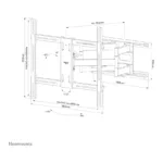 Televizoriaus laikiklis Neomounts WL40S-950BL18, vaizdas 20