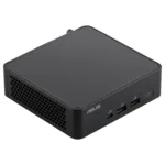 ASUS NUC 14 Pro RNUC14RVKI300002I, vaizdas iš šono su atidarytu korpusu