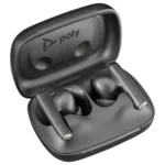 HP Poly Voyager Free 60 UC Carbon Black Earbuds +BT700 USB-C Adapter +Basic Charge Case