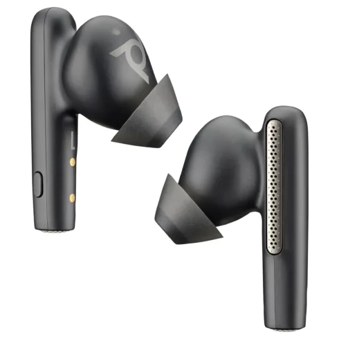 HP Poly Voyager Free 60 UC Carbon Black Earbuds +BT700 USB-C Adapter +Basic Charge Case
