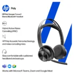 HP Poly Voyager Focus 2 USB-C-C Headset +USB-C/A Adapter