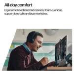 HP Poly Voyager Focus 2 USB-C-C Headset +USB-C/A Adapter