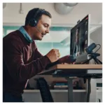 HP Poly Voyager Focus 2 USB-C-C Headset +USB-C/A Adapter