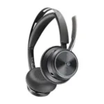 HP Poly Voyager Focus 2 ausinės su USB-C/A adapteriu ir įkrovimo stovu