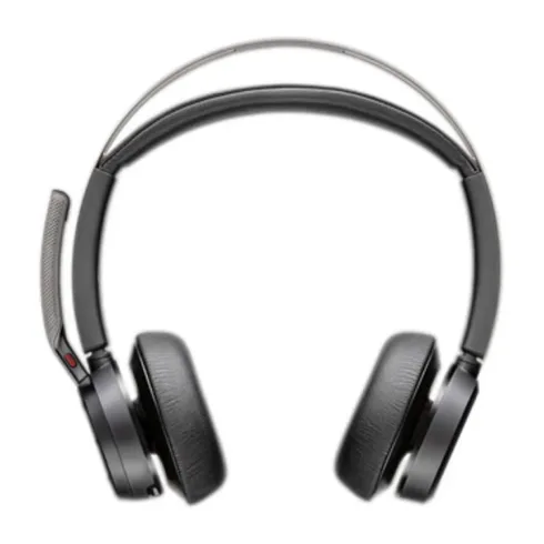 HP Poly Voyager Focus 2 Microsoft Teams Certified USB-C-C Headset +USB-C/A Adapter +Charging Stand