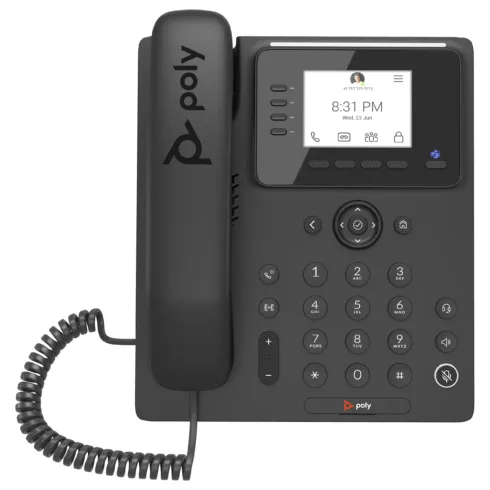 Tinklo įranga HP Poly CCX 350 Phone Teams (PoE. ohne Netzteil) (848Z7AA#AC3)