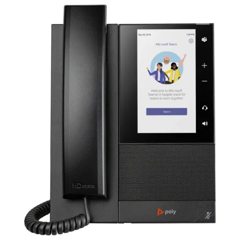 IP telefonas HP Poly CCX 505 Business Media Phone for Microsoft Teams and PoE-enabled (82Z79AA)