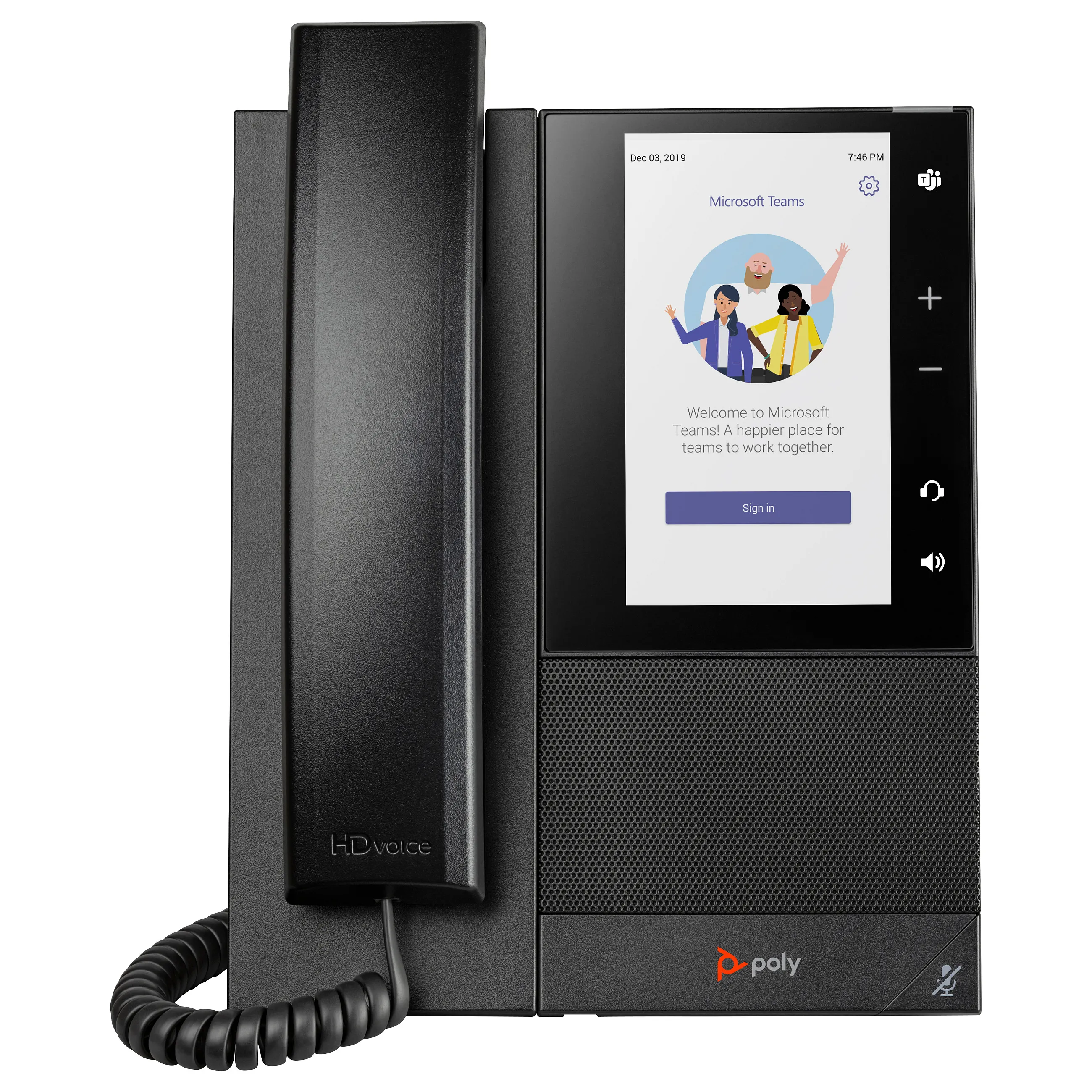 HP Poly CCX 505 Business Media Phone for Microsoft Teams and PoE-enabled IP phone IP telefonas HP Poly CCX 505 Business Media Phone for Microsoft Teams and PoE-enabled (82Z79AA)