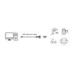 USB laidas ar adapteris Adapter LogiLink USB 2.0 -> Seriell (AU0034), vaizdas 4