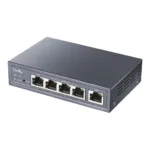 Maršrutizatorius Cudy K-R700 su Ethernet WAN jungtimis, matomas iš šono