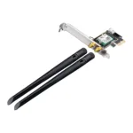 Cudy WE3000 tinklo kortelė, matoma iš šono su PCI Express jungtimi