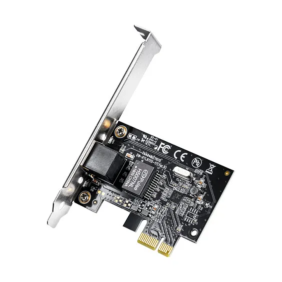 Cudy PE10 network card Cudy PE10 tinklo plokštė su PCI Express ir 1000 Mbit/s greičiu
