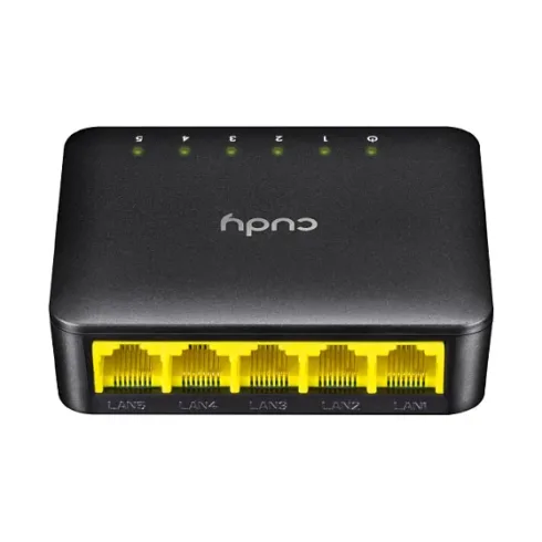 Cudy GS105D komutatorius, Unmanaged, Gigabit Ethernet 10/100/1000