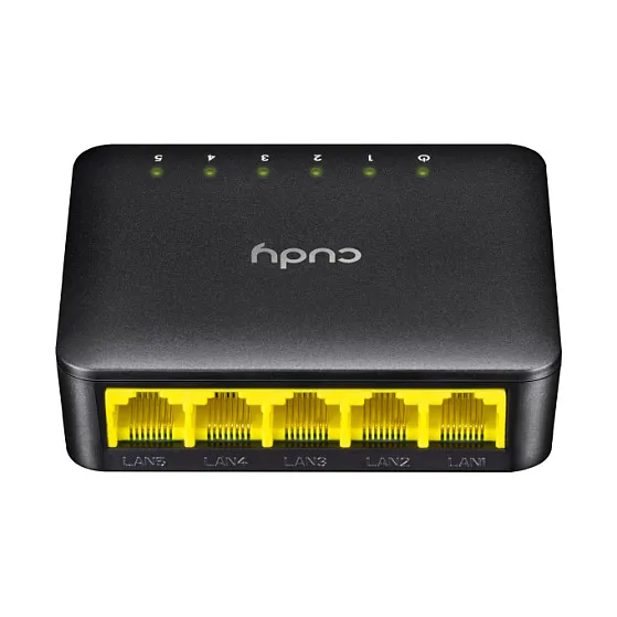Cudy GS105D network switch Cudy GS105D komutatorius, Unmanaged, Gigabit Ethernet 10/100/1000
