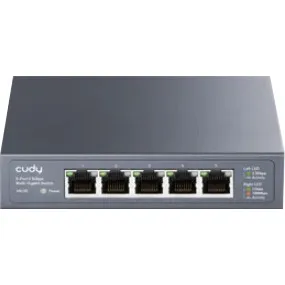 5P Cudy HS105 Cudy HS105 komutatorius su 5 prievadais