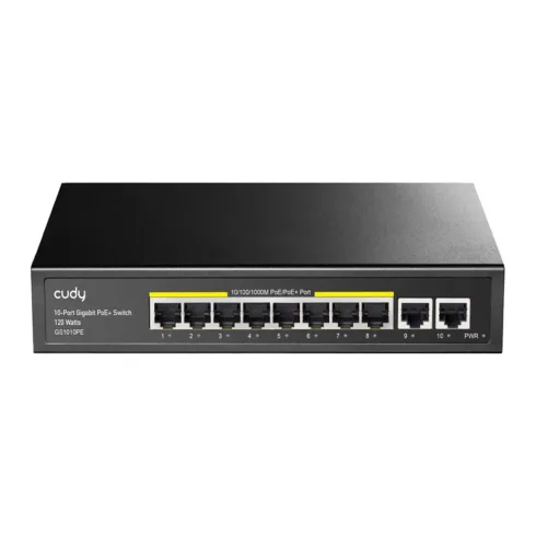 Cudy GS1010PE, Unmanaged, Gigabit Ethernet (10/100/1000)