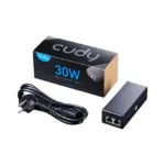 Cudy POE200 PoE adapter, šoninis vaizdas su LED indikatoriais
