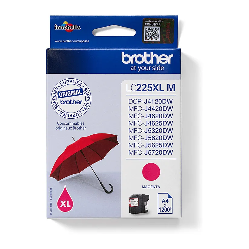 Brother LC225XLM ink cartridge Rašalo kasetė Brother LC225XLM