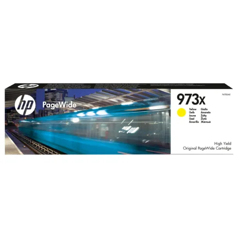 HP 973X High Yield Yellow Original PageWide Cartridge ink cartridge
