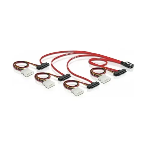 Kabelis DeLOCK Cable mini SAS 36pin to 4x SAS 29pin SCSI (83059)
