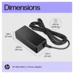 HP 45W USB-C LC Power Adapter power adapter/inverter