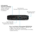 Stacionarus kompiuteris HP Elite Mini 800 G9 Intel Core i5-14500 16GB 256GB/SSD W11P (5M9X5EA#ABD), vaizdas 2