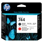 Spausdintuvo priedas HP 744 Druckkopf Mattschwarz & (F9J88A), raudonos spalvos