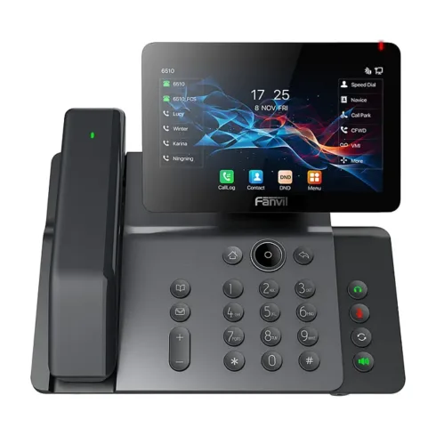 Tinklo įranga Fanvil V66 Pro, Premium IP Phone / SIP / POE / Gigabit / USB-Port / Bluetooth / Wi-Fi / BT Handset