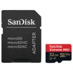 Atminties kortelė SanDisk Extreme Pro (SDSQXCG-032G-GN6MA), vaizdas 3