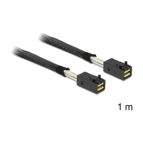 Vidinis kompiuterio kabelis DeLOCK 1m, Mini SAS HD x 4 SFF 8643 (83387)