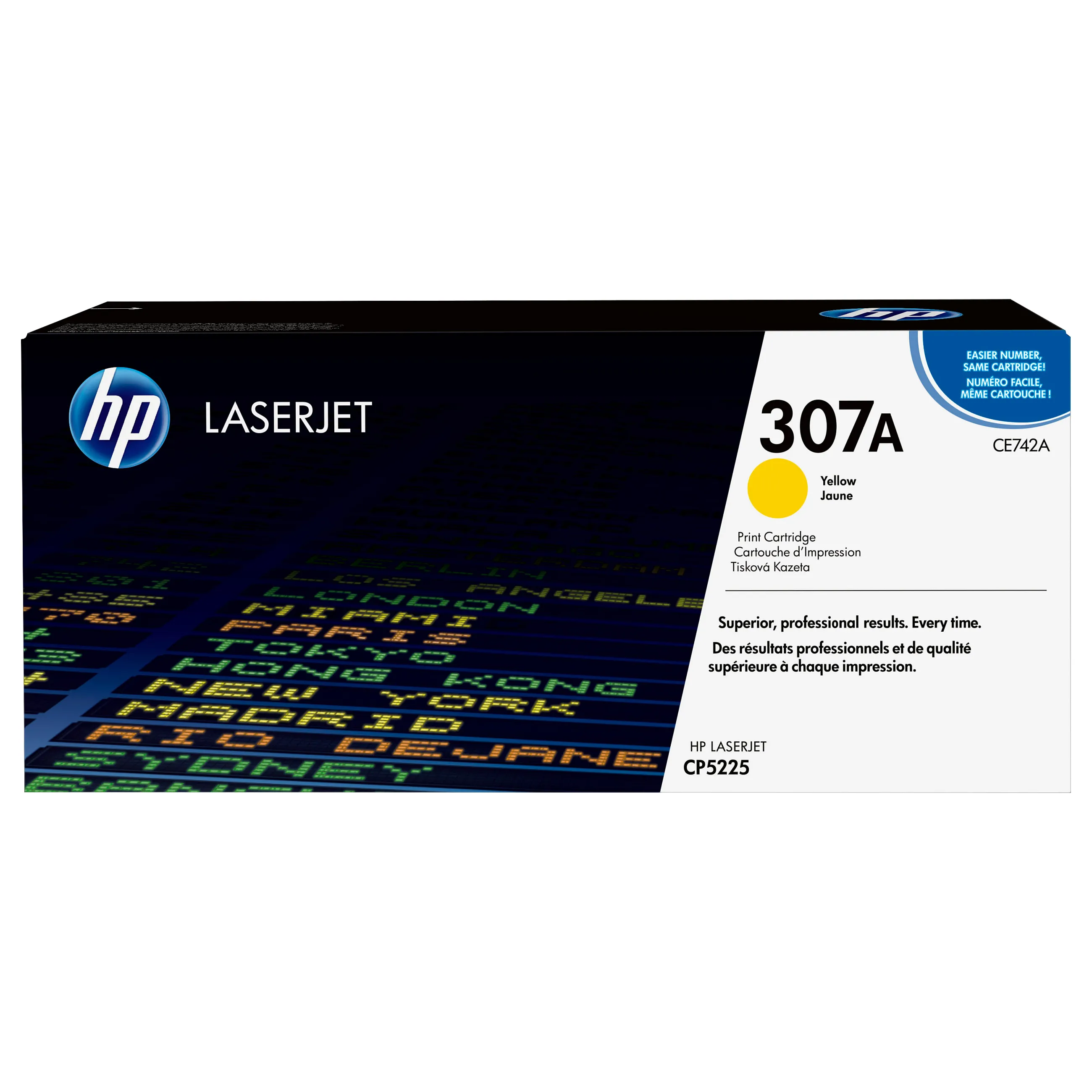 HP 307A Yellow Original LaserJet toner cartridge HP 307A Yellow Original LaserJet toner cartridge