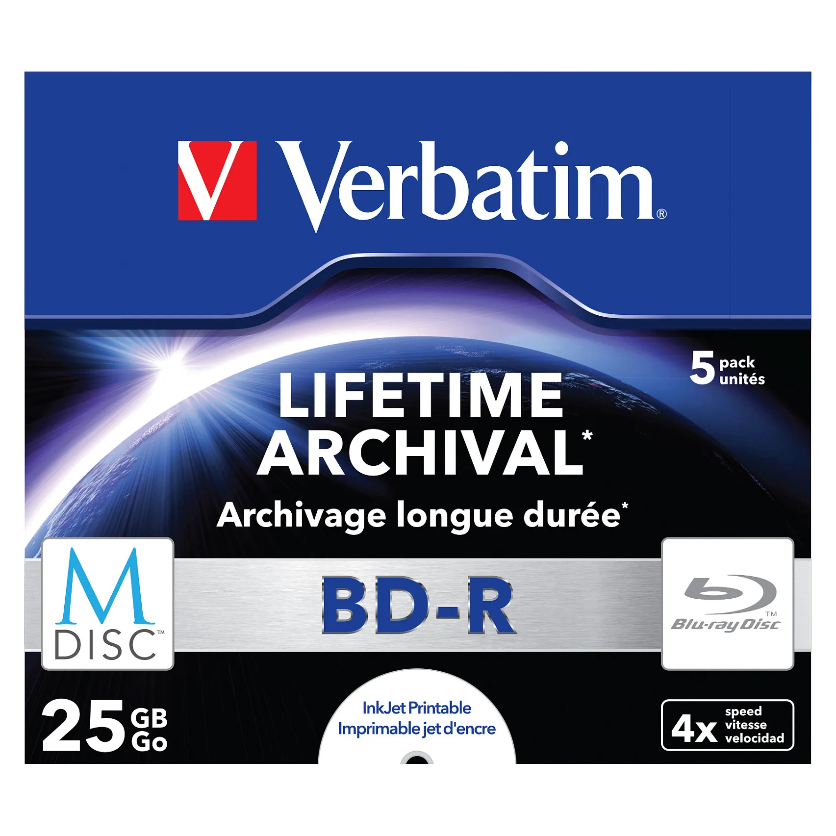 Verbatim M-Disc 4x Garso įrangos priedas Verbatim M-Disc 4x (43823)
