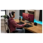 Logitech G502 X PLUS pelė, šoninis vaizdas su matomais mygtukais