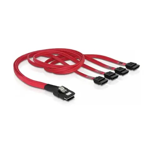Kabelis DeLOCK Cable mini SAS 36pin to 4x SATA SCSI (83057)