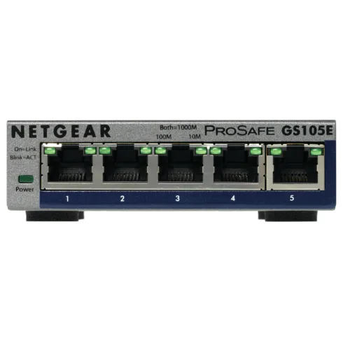 Tinklo komutatorius NETGEAR GS105E-200PES