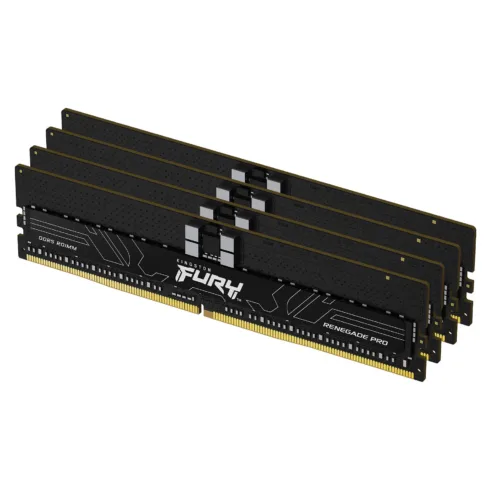 KINGSTON 128GB 6400MT/s DDR5 ECC Reg CL32 DIMM Kit of 4 FURY Renegade Pro EXPO