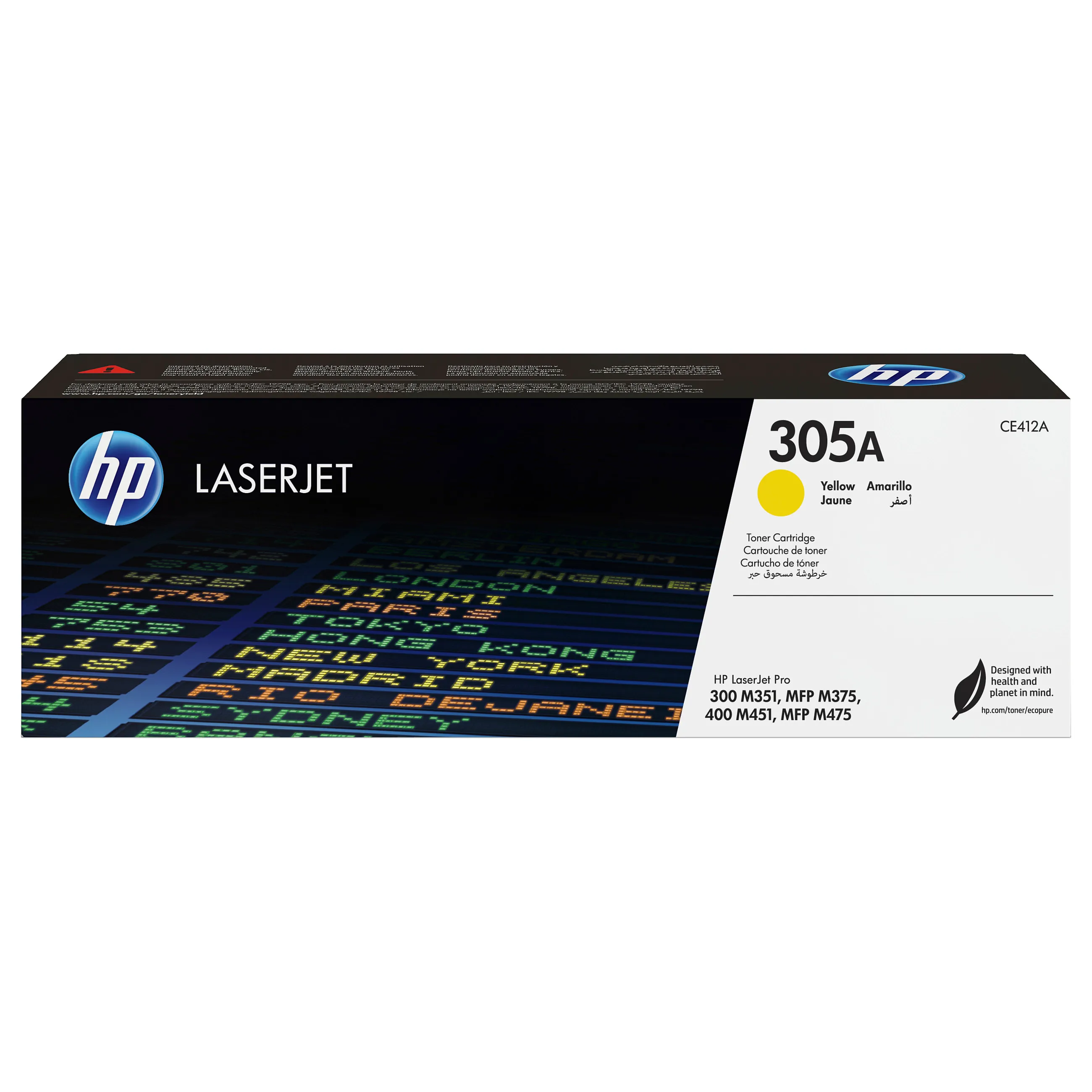 HP 305A Yellow Original LaserJet toner cartridge (Atnaujinta) HP 305A Yellow Original LaserJet toner cartridge (Atnaujinta)