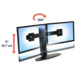 Monitoriaus laikiklis Ergotron Neo Flex Dual Monitor Lift Stand (33-396-085), vaizdas 6