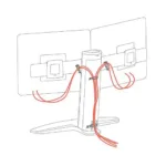 Monitoriaus laikiklis Ergotron Neo Flex Dual Monitor Lift Stand (33-396-085), vaizdas 7